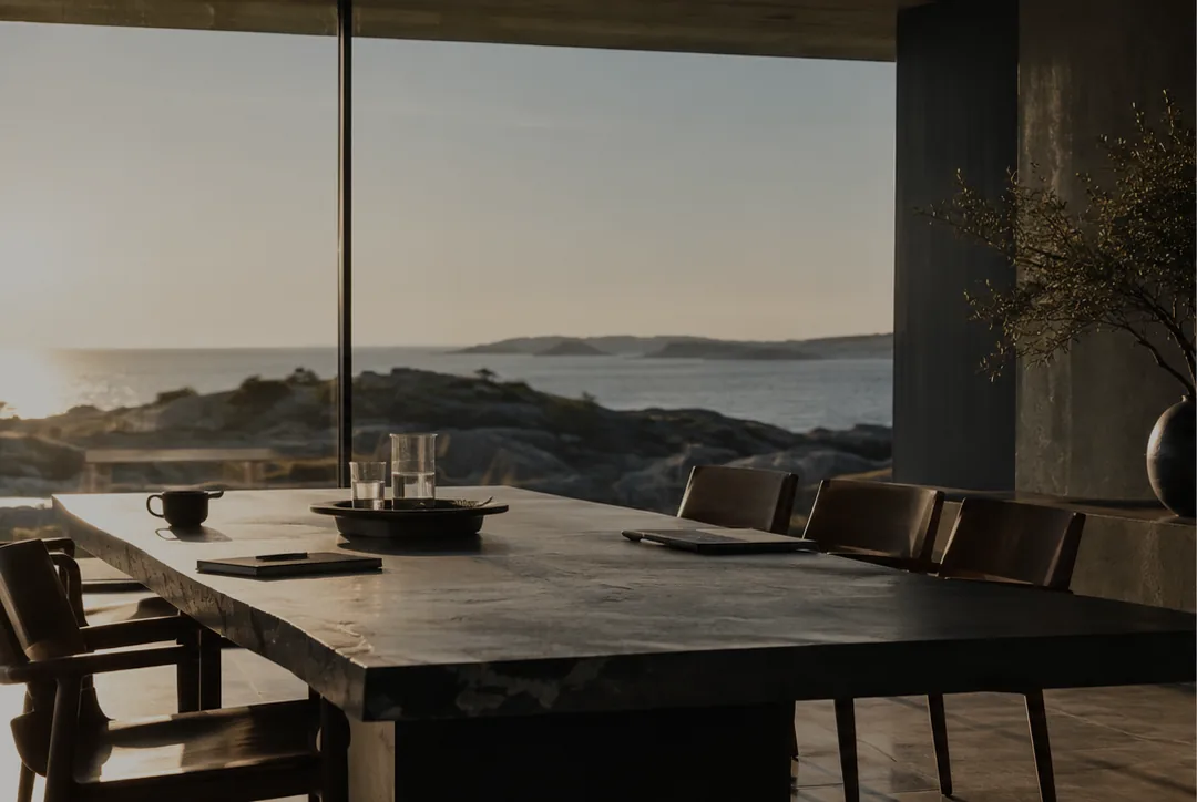 Mötesrum vid havet